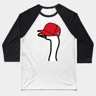 Politics Portrait Goose Wearing Stolen Red Hat Baseball T-Shirt